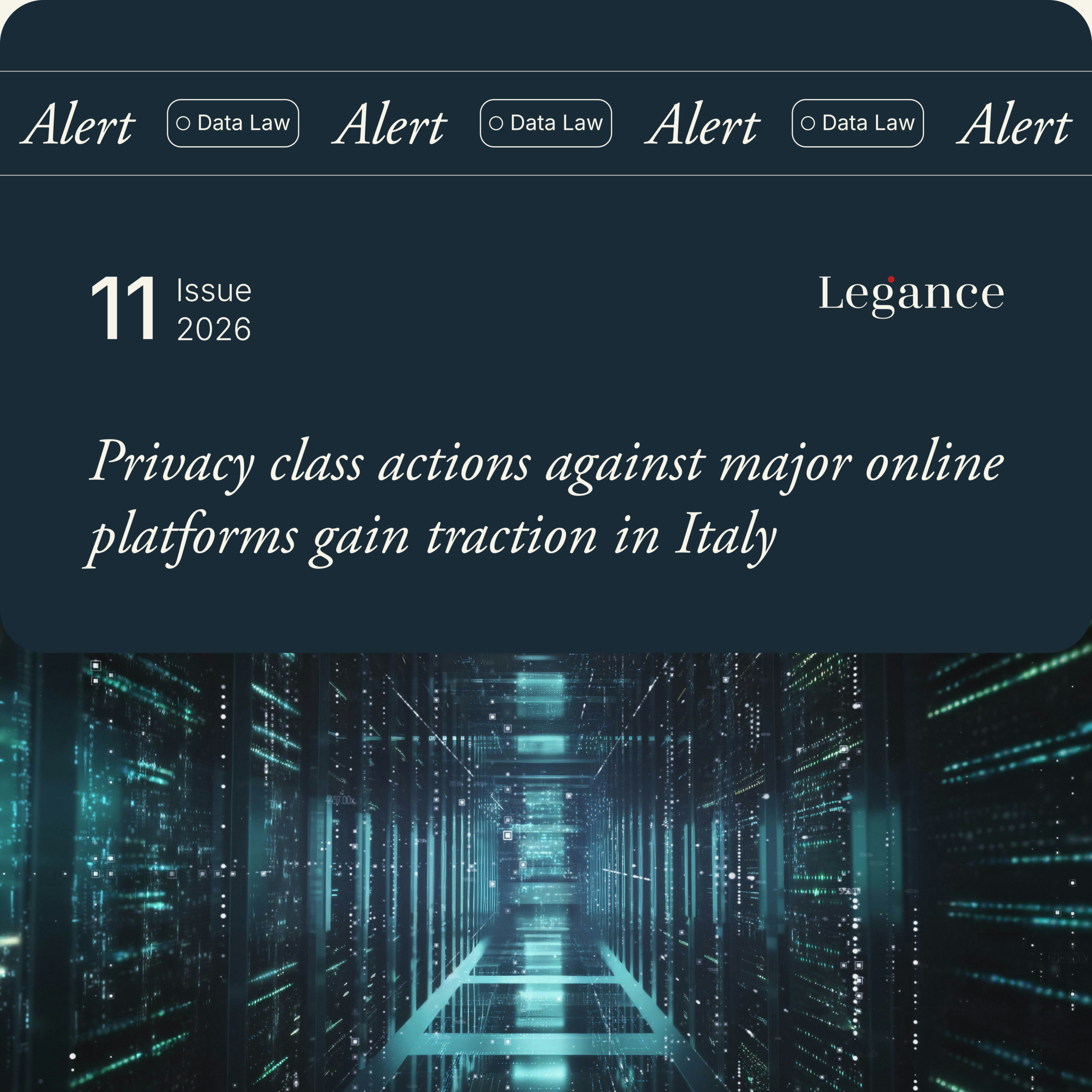 Alert // Privacy class actions against major online platforms gain traction in Italy